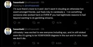 Hasan's tweets about xQc's decision 2/2 (Image via Twitter)